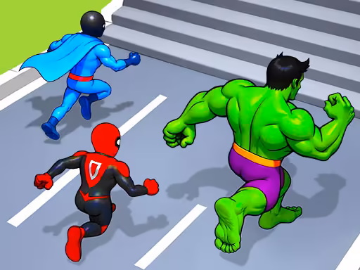 Play Hero Transform Race - Free Game Online